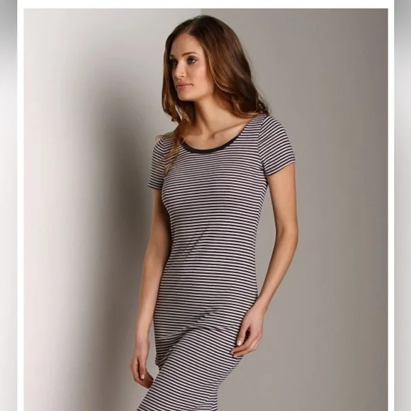 Splendid black and white striped dress Size small - Picture 5 of 5